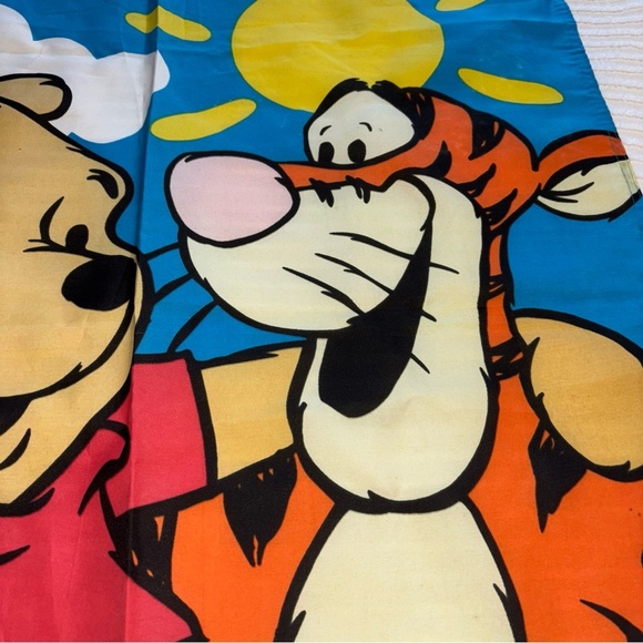 Winnie The Pooh & Tigger Outdoor Flag Welcome‎ Friends Vintage 29”x41” - Picture 3 of 7